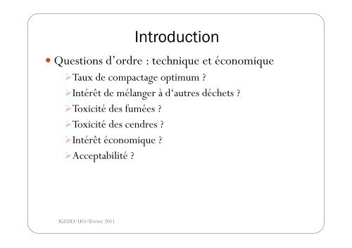 Etude faisabilitÃ© de la valorisation Ã©nergÃ©tique des papiers cartons ...