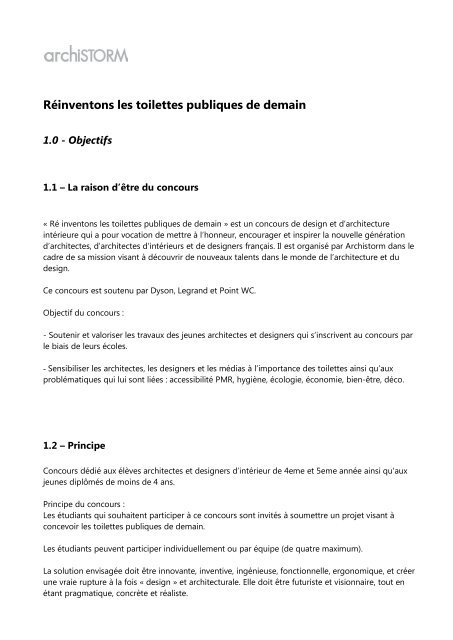 RÃ©inventons les toilettes publiques de demain - Ãcole d'architecture ...