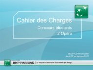 Cahier des Charges