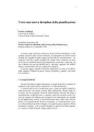 Verso una nuova disciplina della pianificazione - Franco Archibugi