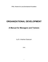 Organizational Development: A Manual for Managers and ... - FPDL