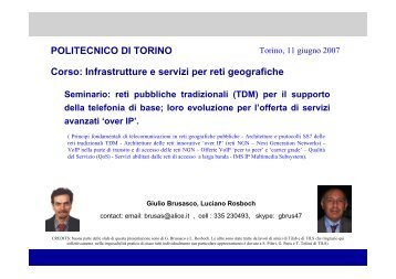 1 - the Netgroup at Politecnico di Torino