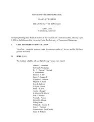 MINUTES OF THE SPRING MEETING BOARD OF TRUSTEES THE ...