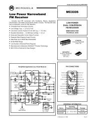 MC3335 Low Power Narrowband FM Receiver