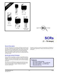 SCRs (1-70 Amps).