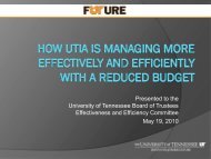 UT Institute of Agriculture - Board of Trustees - The University of ...
