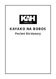 KAYAKO NA BOBOS - Kwesho.com