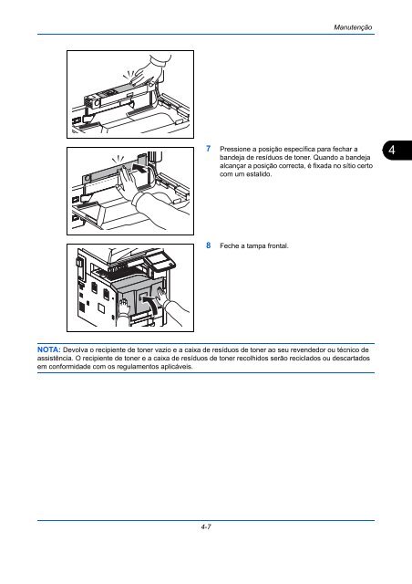 InstruÃÃes Manual de - Utax