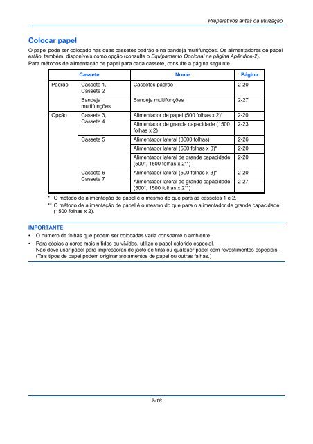 InstruÃÃes Manual de - Utax