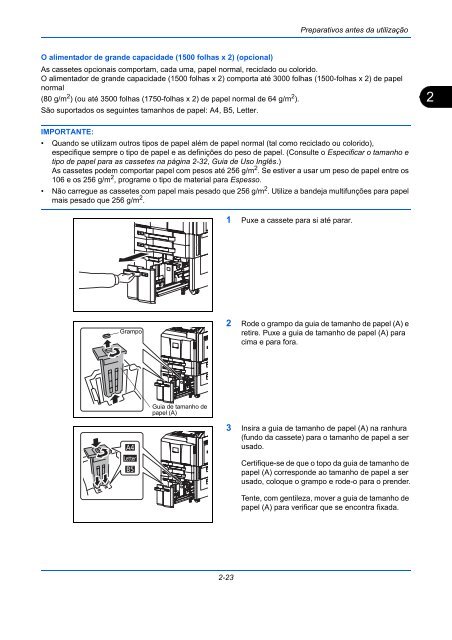 InstruÃÃes Manual de - Utax