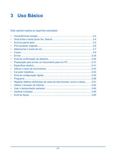 InstruÃÃes Manual de - Utax