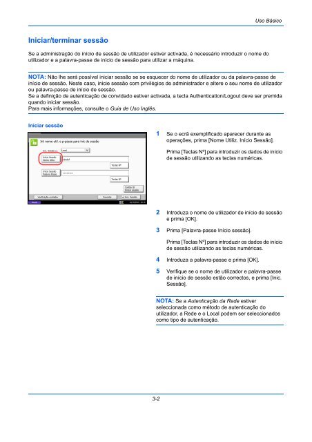 InstruÃÃes Manual de - Utax