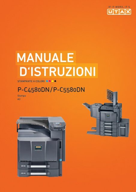 mANuAle D'IstruzIoNI - Utax