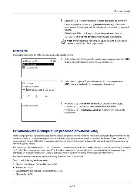 mANuAle D'IstruzIoNI - Utax