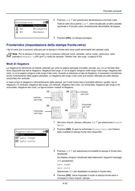 mANuAle D'IstruzIoNI - Utax