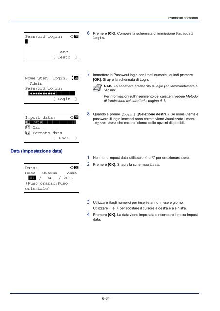 mANuAle D'IstruzIoNI - Utax