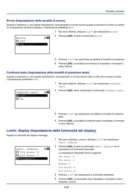 mANuAle D'IstruzIoNI - Utax