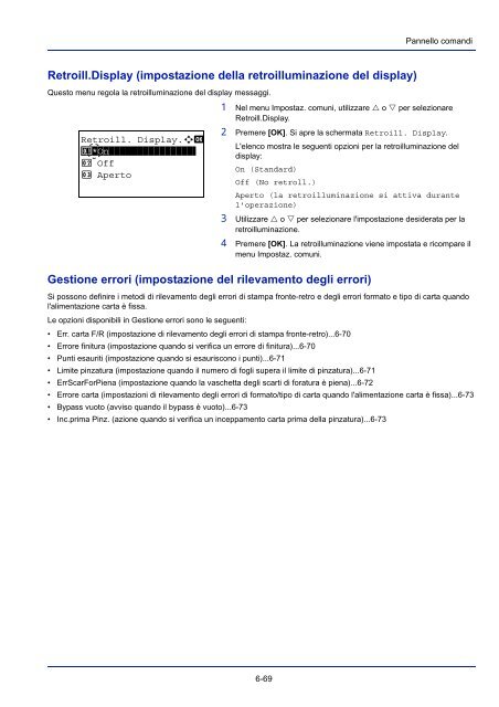 mANuAle D'IstruzIoNI - Utax