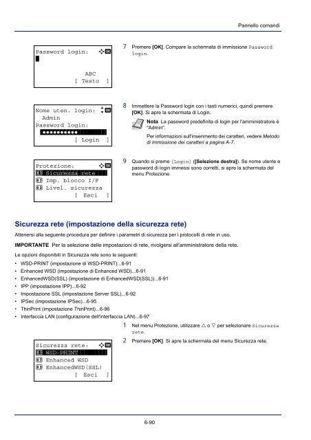 mANuAle D'IstruzIoNI - Utax