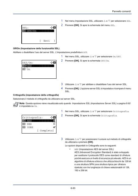 mANuAle D'IstruzIoNI - Utax