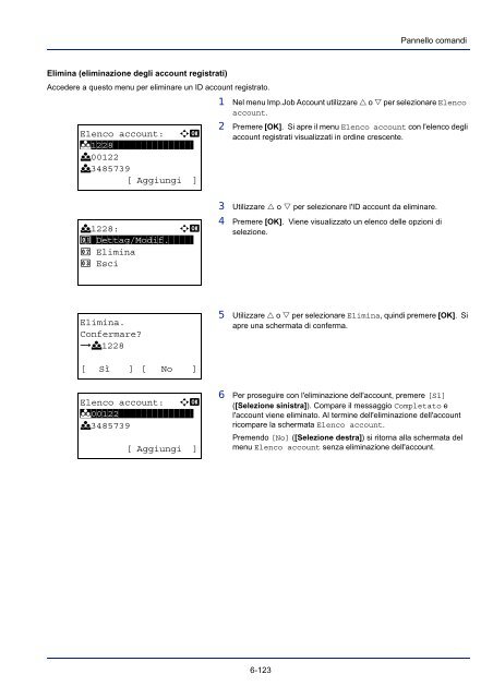 mANuAle D'IstruzIoNI - Utax