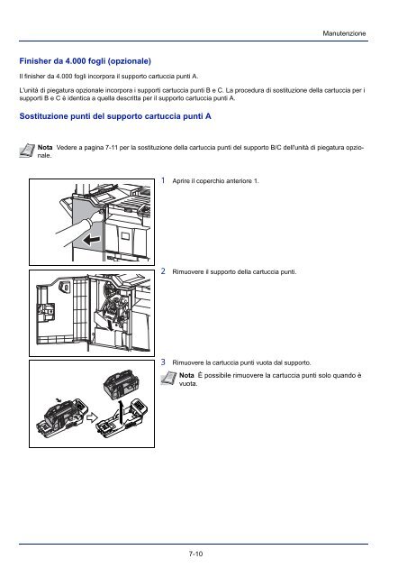 mANuAle D'IstruzIoNI - Utax