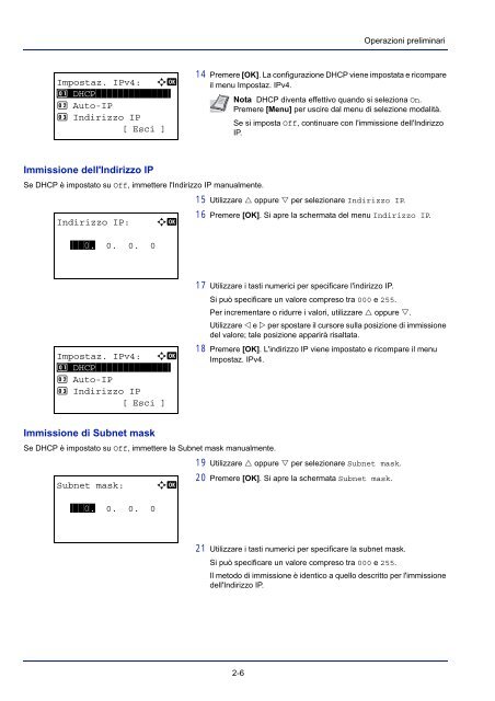 mANuAle D'IstruzIoNI - Utax