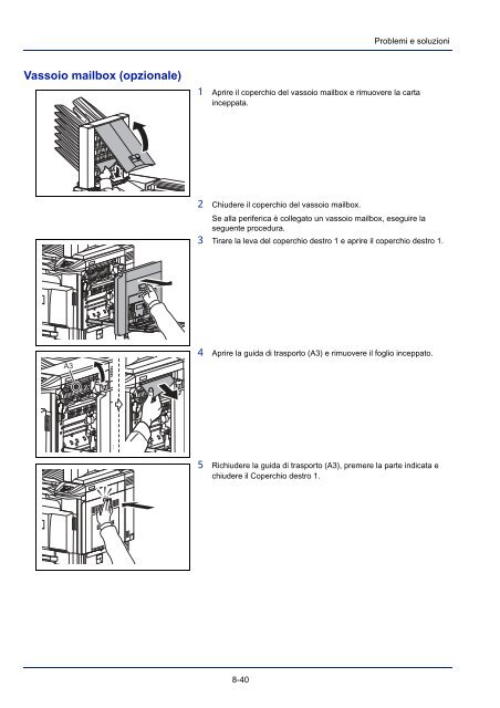 mANuAle D'IstruzIoNI - Utax