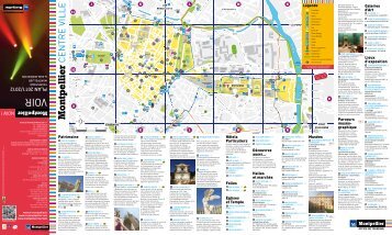 Plan touristique de Montpellier - Avignon et Provence