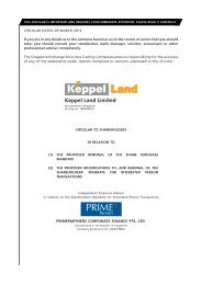 Circular to Shareholders 28 March 2013 - Download ... - Keppel Land