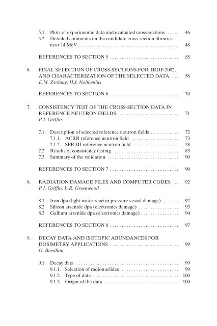 International Reactor Dosimetry File 2002 - IAEA Publications