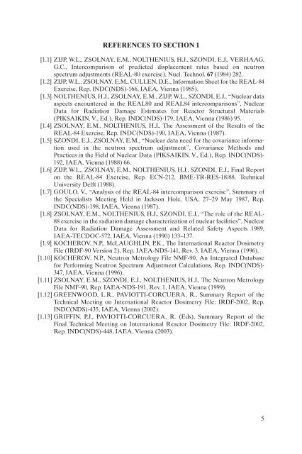 International Reactor Dosimetry File 2002 - IAEA Publications