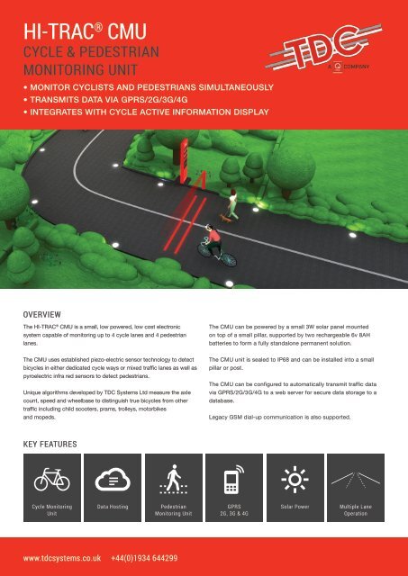 Download Product Datasheet - TDC Systems Ltd