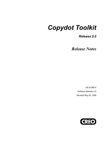 Copydot Toolkit - Kodak