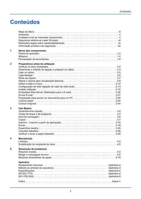 MANuAl De INStruÃ§ÃµeS - Utax