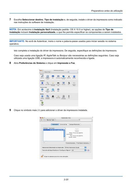 MANuAl De INStruÃ§ÃµeS - Utax