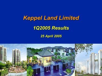 Presentation Slides - Keppel Land