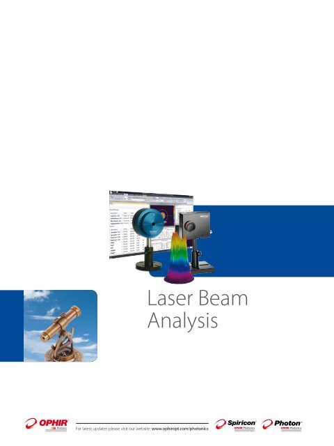 Laser Beam Quality and M2 Measurement: Beam Amplification and Quality  Variables