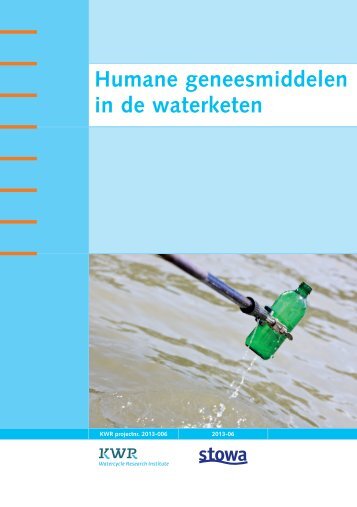 Humane geneesmiddelen in de waterketen - Stowa