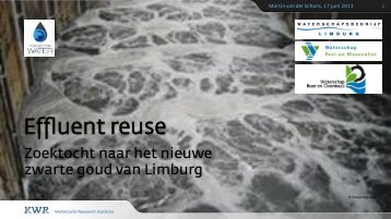 Effluent reuse and ASR - KWR Watercycle Research Institute