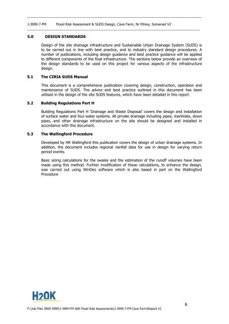 proposed solar park development at cave farm, nr pitney, somerset ...