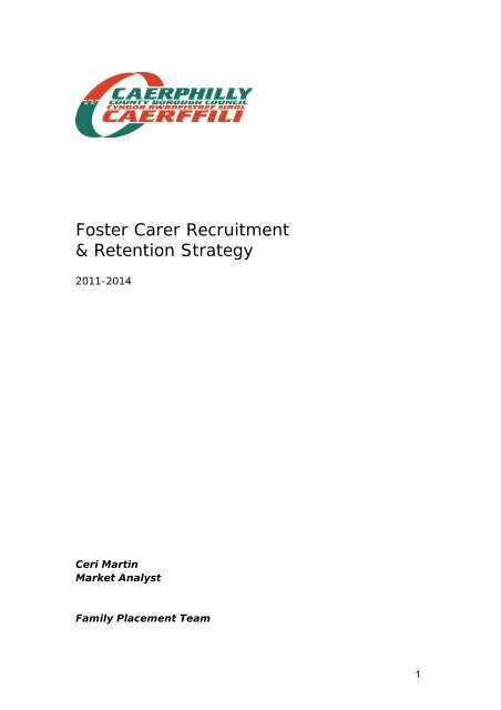 Foster Carer Recruitment & Retention Strategy