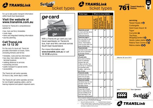 Surfside Bus #761 - Gold Coast Airport