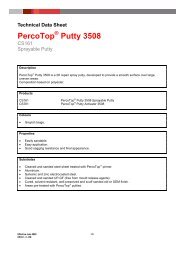 Technical Data Sheet PercoTop ® Putty 3508 - Movac Group Limited