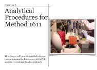 Chapter 6 Analytical Procedures for Method 1611