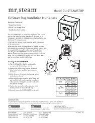 CU SteamStop IOM - Mr.Steam