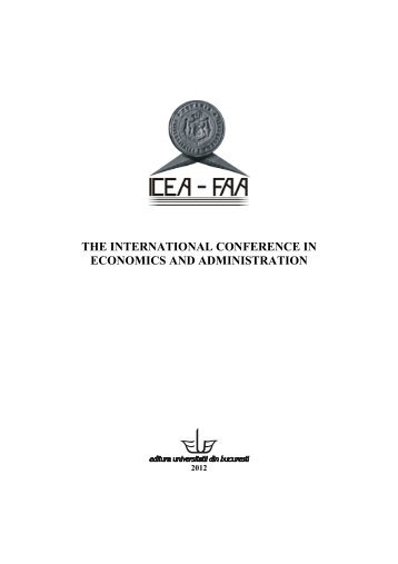 the international conference in economics and ... - ITChannel