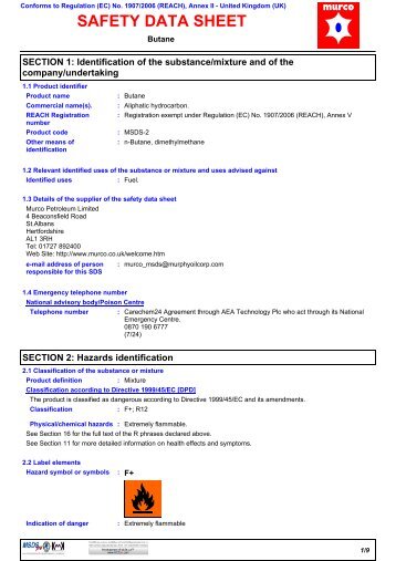 SAFETY DATA SHEET - Murco Petroleum