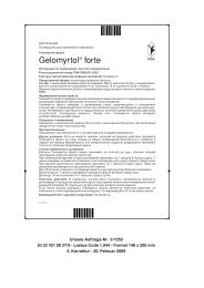 Gelomyrtol® forte - PHARMA GARANT GmbH