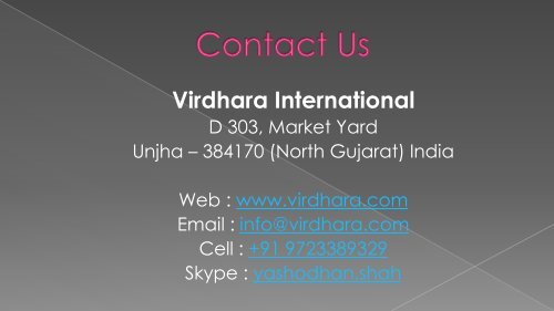 Virdhara International